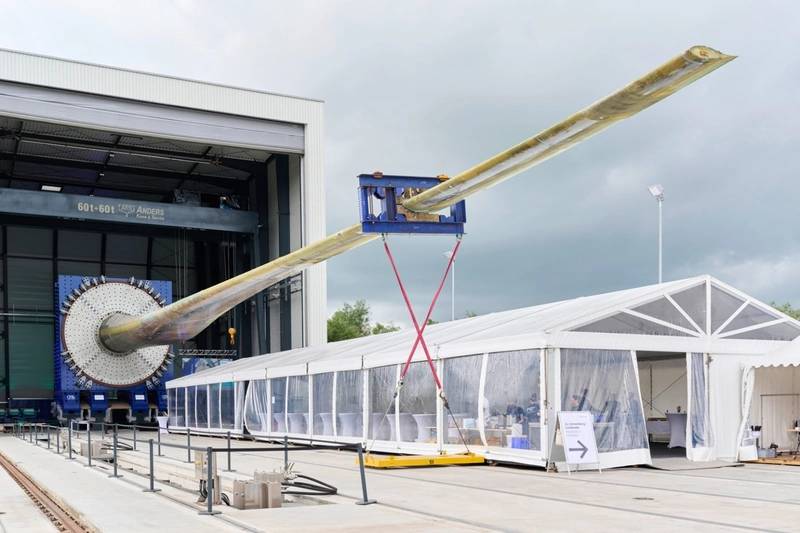 Wind Measurement Rig ‘World’s First’ 115m+ Rotor Blade Test Rig for Offshore Wind Turbines ...