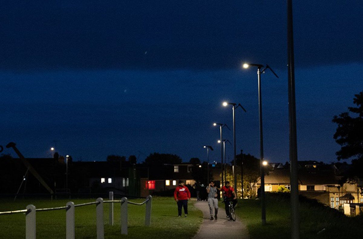 Acrospire solar street lighting chosen for Luton parks - Industrial News