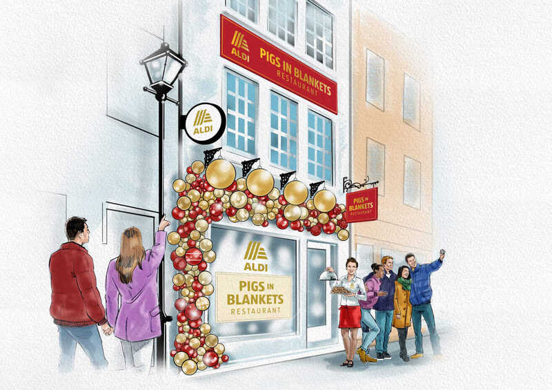 Aldi set to open a bottomless pigs in blankets restaurant