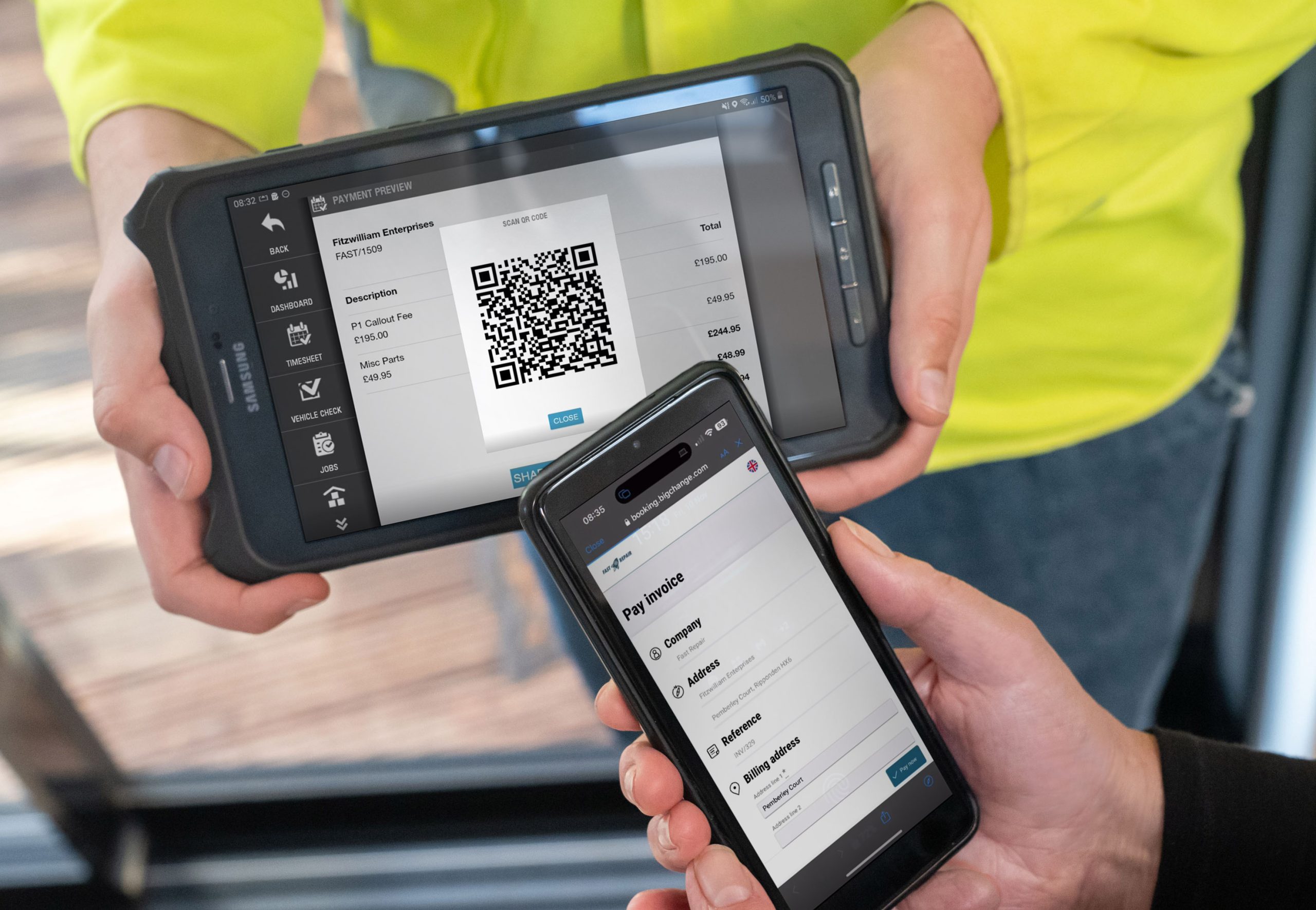 App enables instant mobile payment for call-out repairs