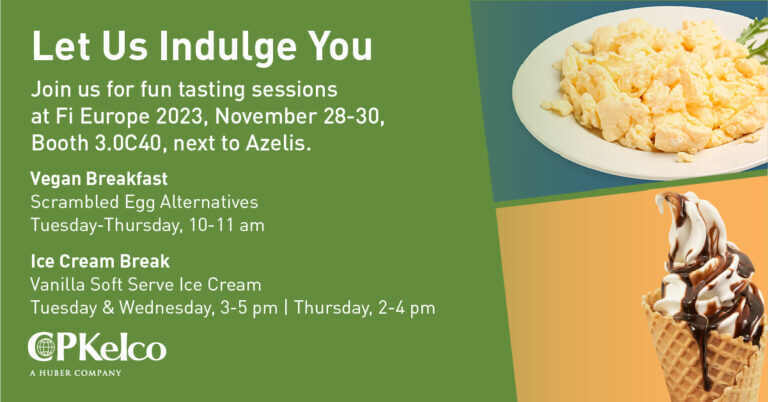 FIE 2023: CP Kelco and the future of indulgence – balancing irresistible texture with health and sustainability”