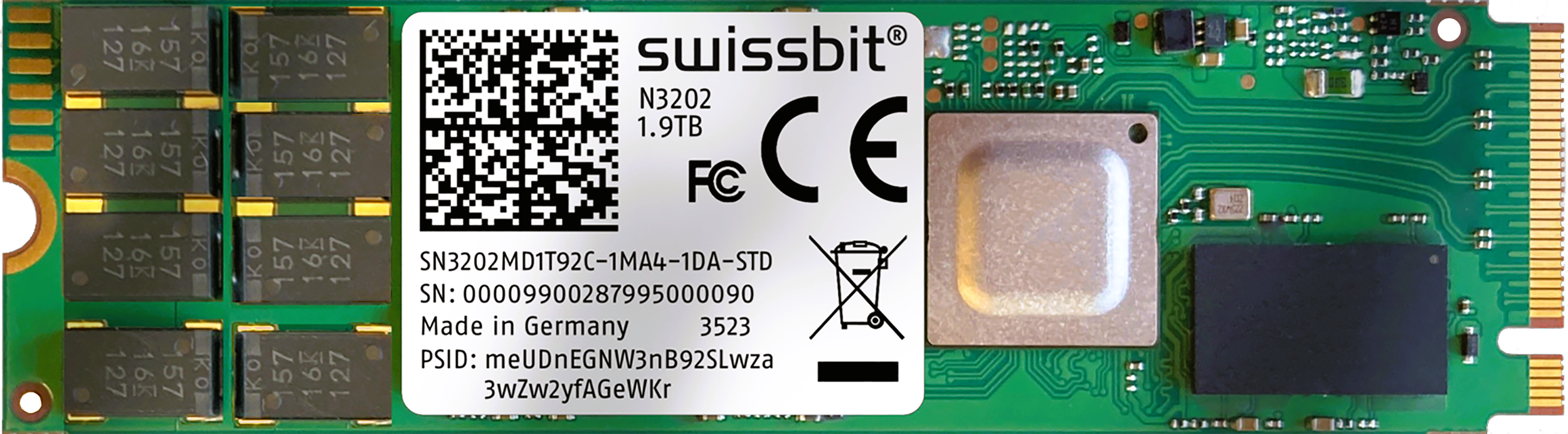 High-Performance PCIe SSD Engineered for Reliability and Endurance: Swissbit Introduces the N3202