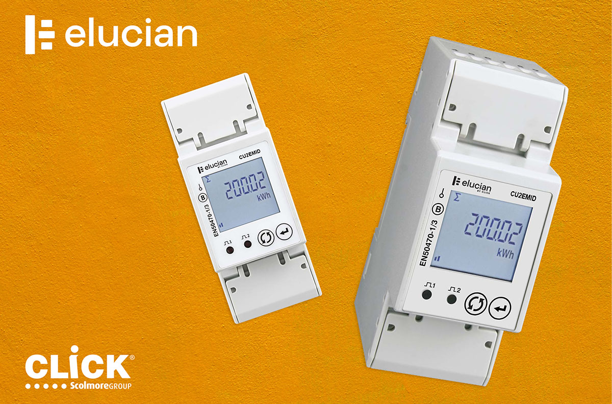 New Elucian 100A Single Phase Energy Meter from Click