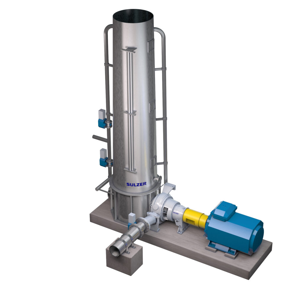 Oxygen reactor feed MC pump improves O2 delignification