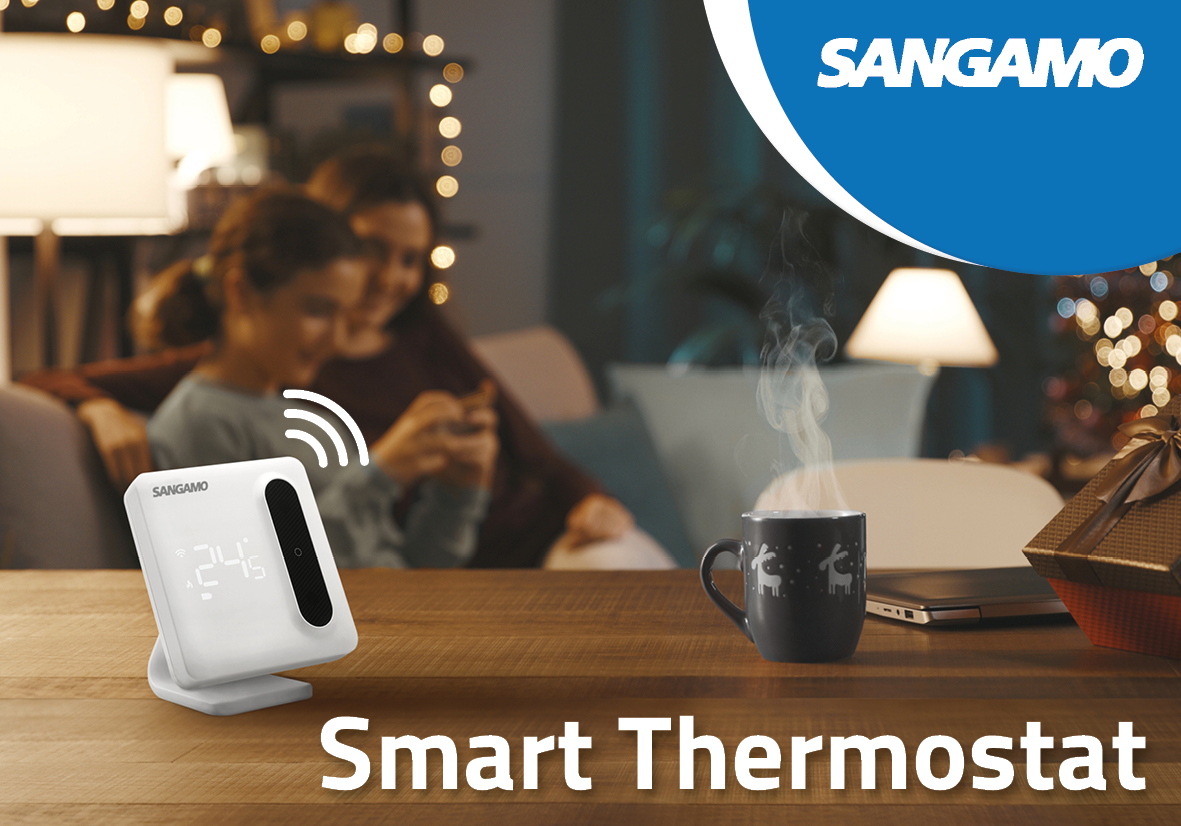 New smart thermostat from Sangamo
