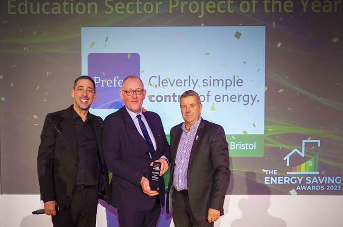 UWE and Prefect Controls’ collaborative win at the Energy Saving Awards 2023