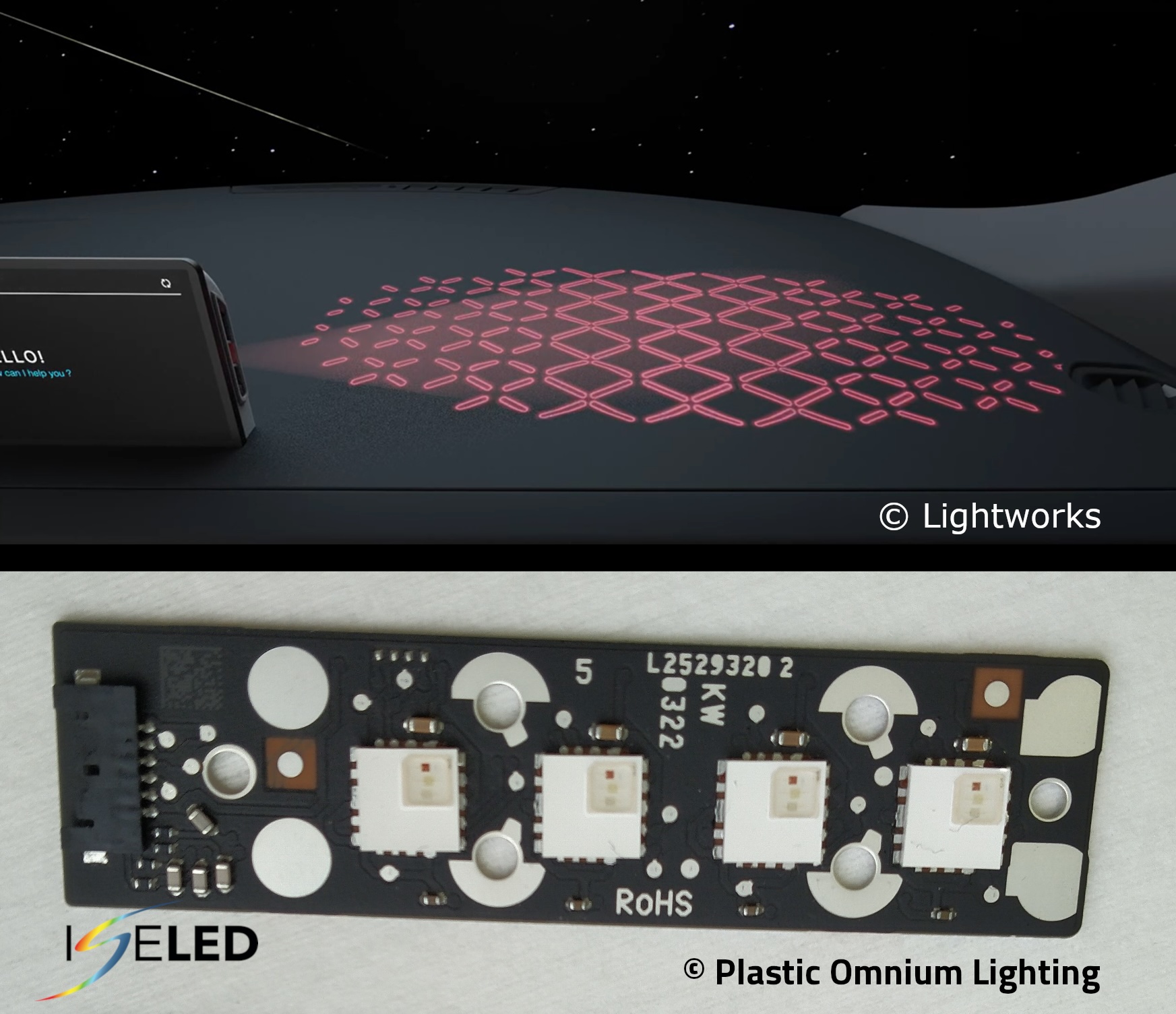 Light Projector powered by ISELED technology win CES Innovation Award 2024