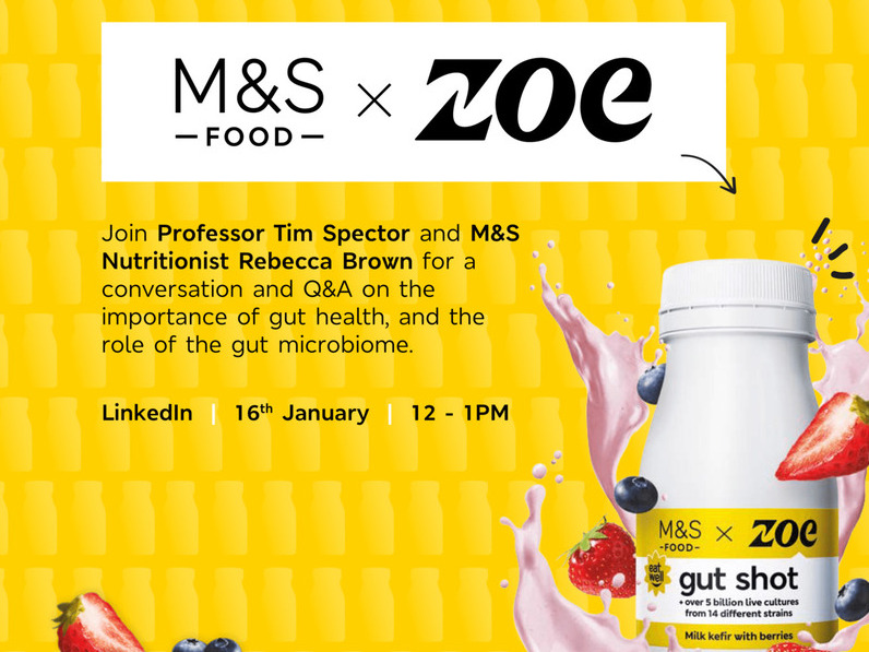 M&S Food breaks ground in 2024 with world-first partnership with Zoe