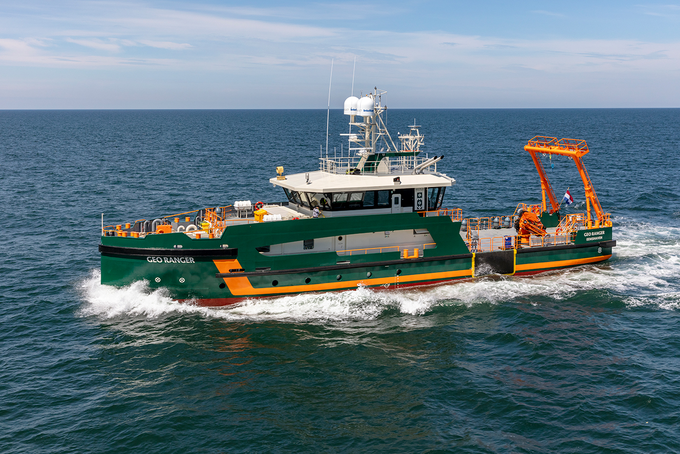 N-Sea charters hybrid survey and ROV support vessel