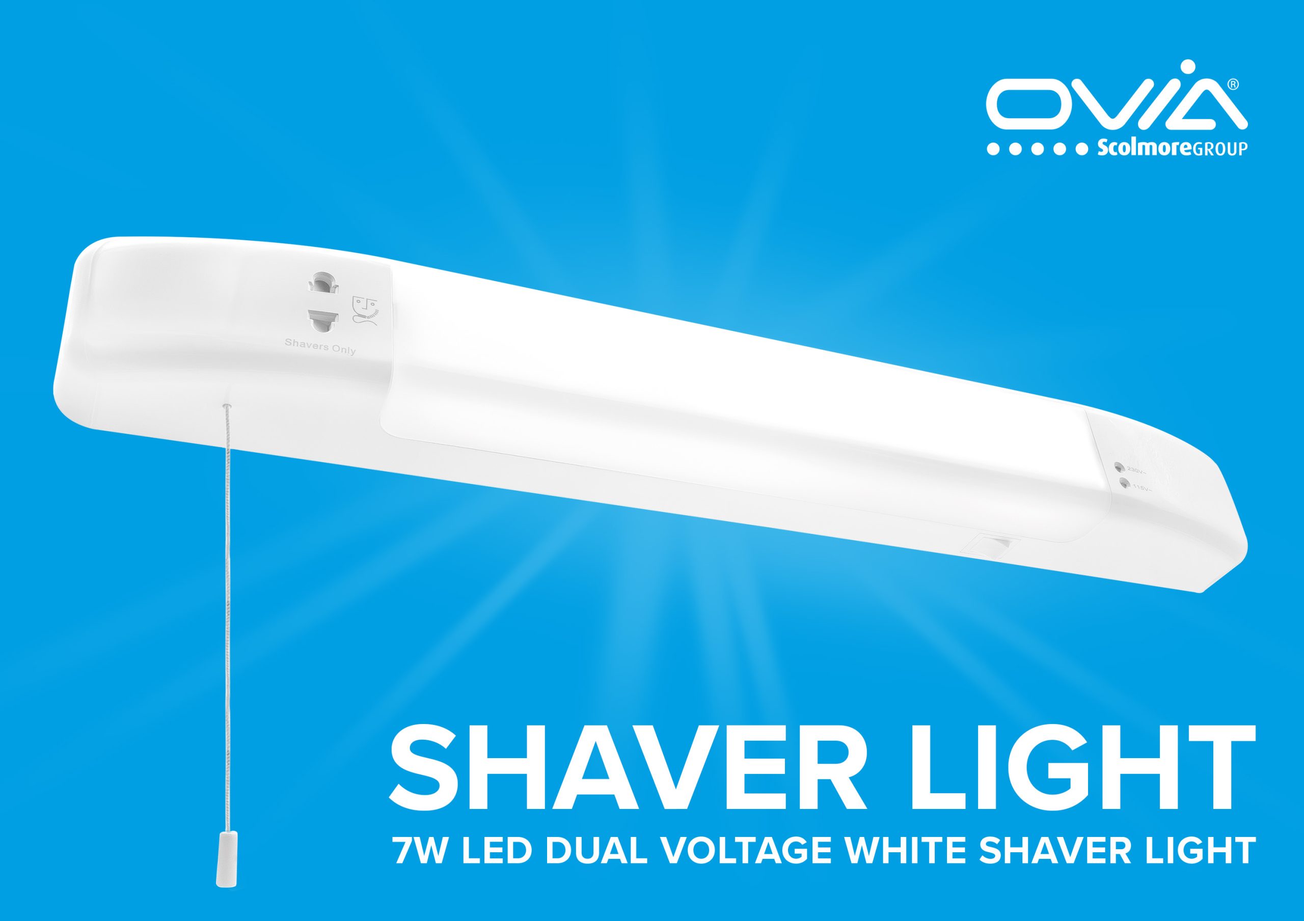 Novus – a new dual voltage LED shaver light from Ovia