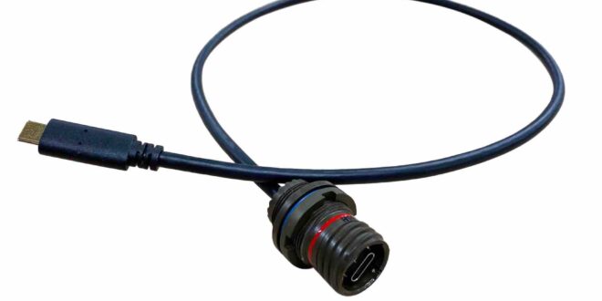 Ruggedised USB Type-C connector for harsh environments