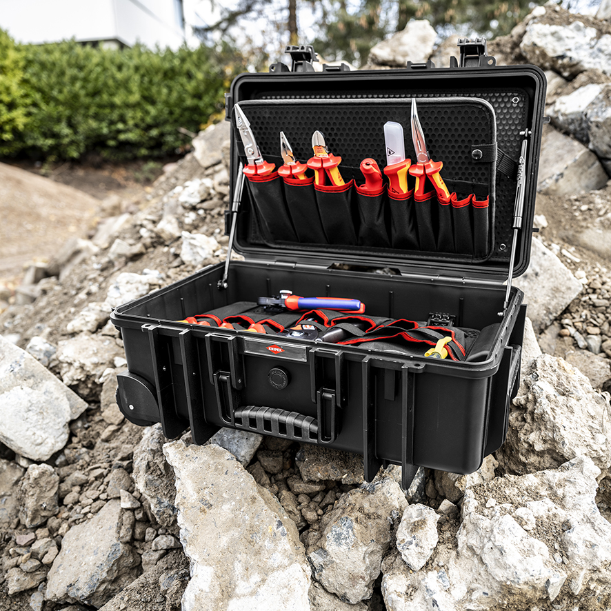 The KNIPEX range of tool cases and backpacks