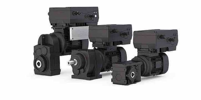 Two-in-one motor with integrated frequency inverter