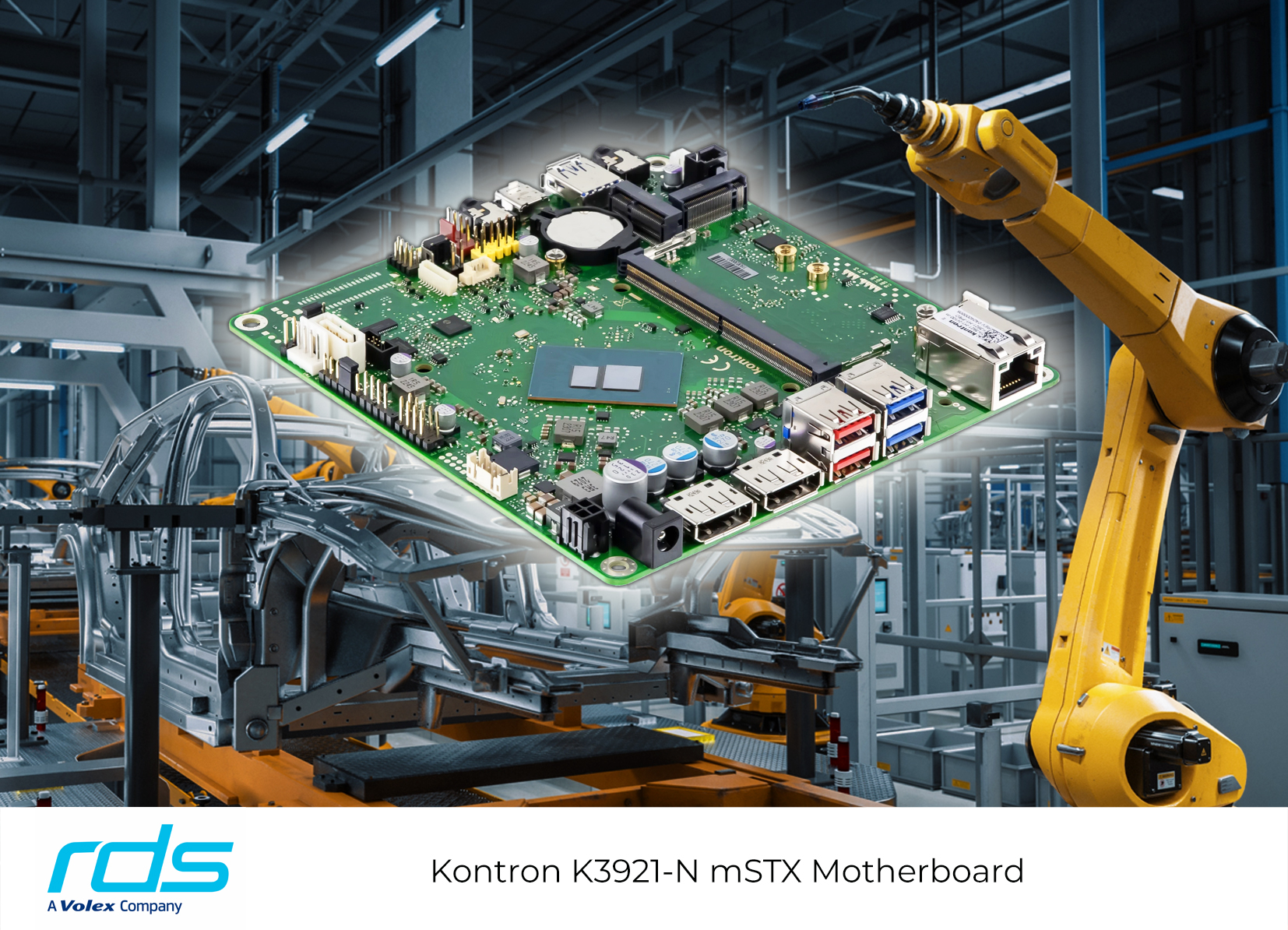 Compact motherboard features outstanding performance and functionality