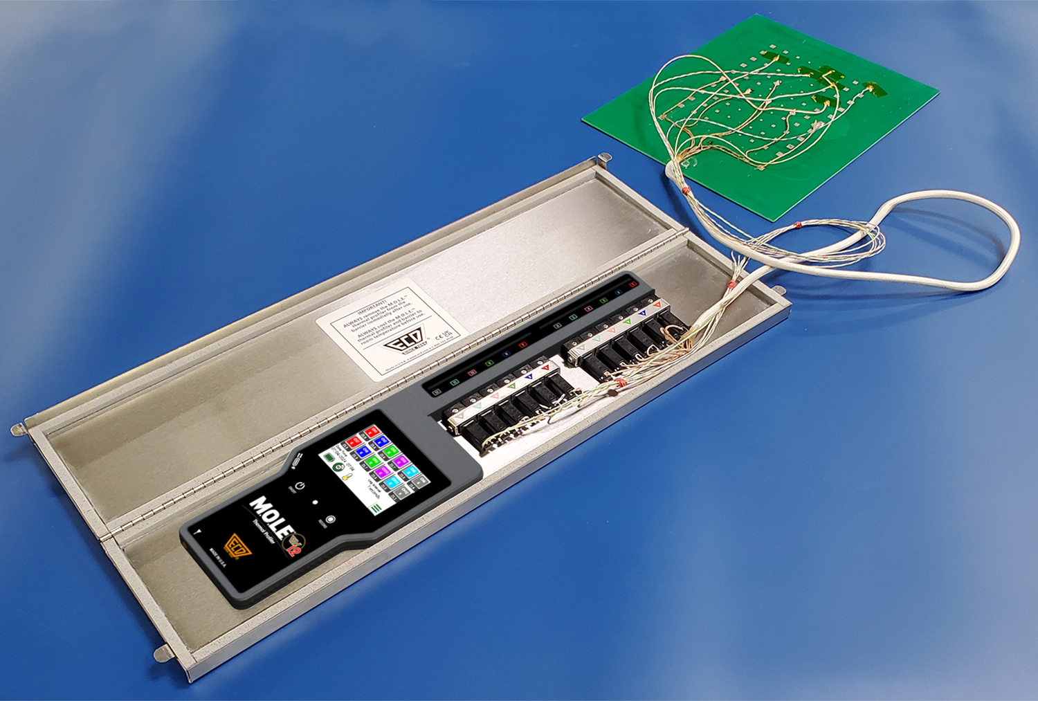 ECD to Unveil High Channel Count M.O.L.E. EV-Series Touchscreen Thermal Profilers at IPC APEX Expo 2024