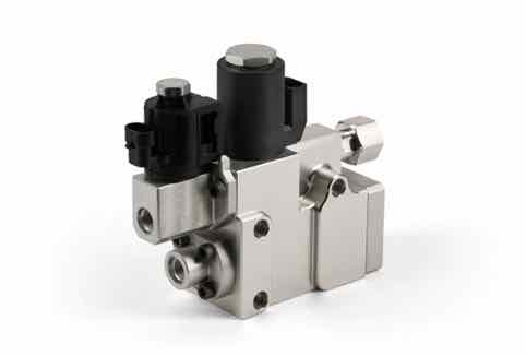 Mechatronic hydrogen pressure regulator