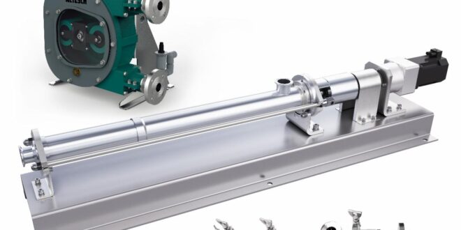 Pulsation-free progressing cavity pump features high precision metering and corrosion resistance 