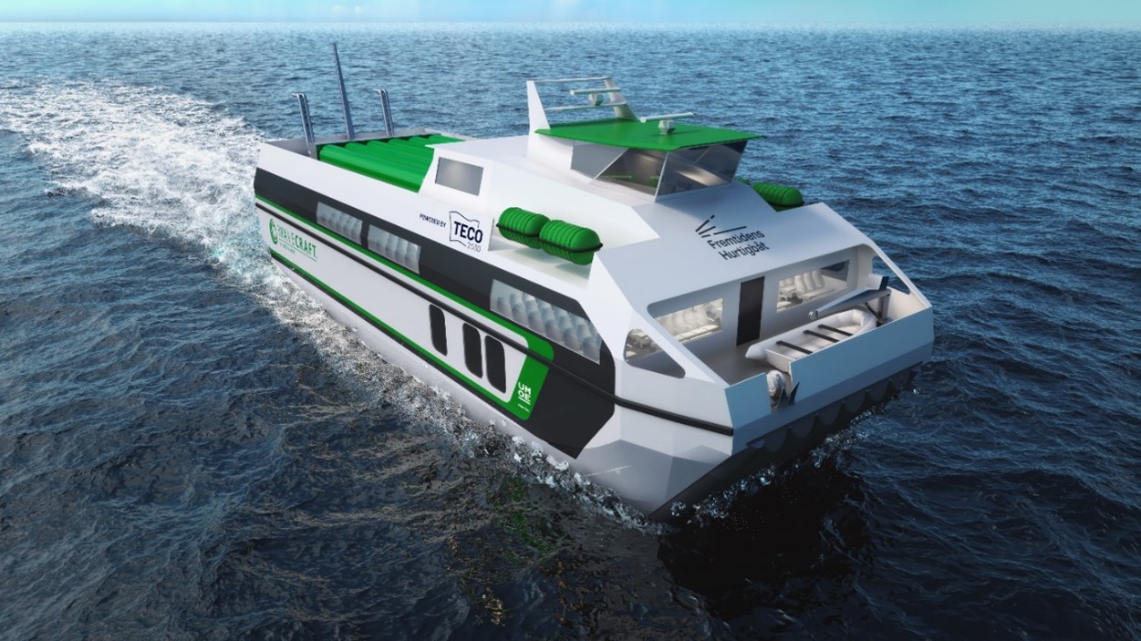 TECO 2030 and Umoe Mandal submit fuel cell high-speed vessel for Approval in Principle