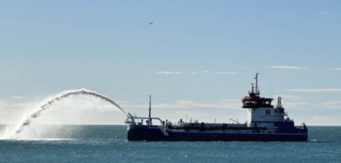 Hydrome Dredger arrives at the Port of Sète for hydrogen technology retrofitting