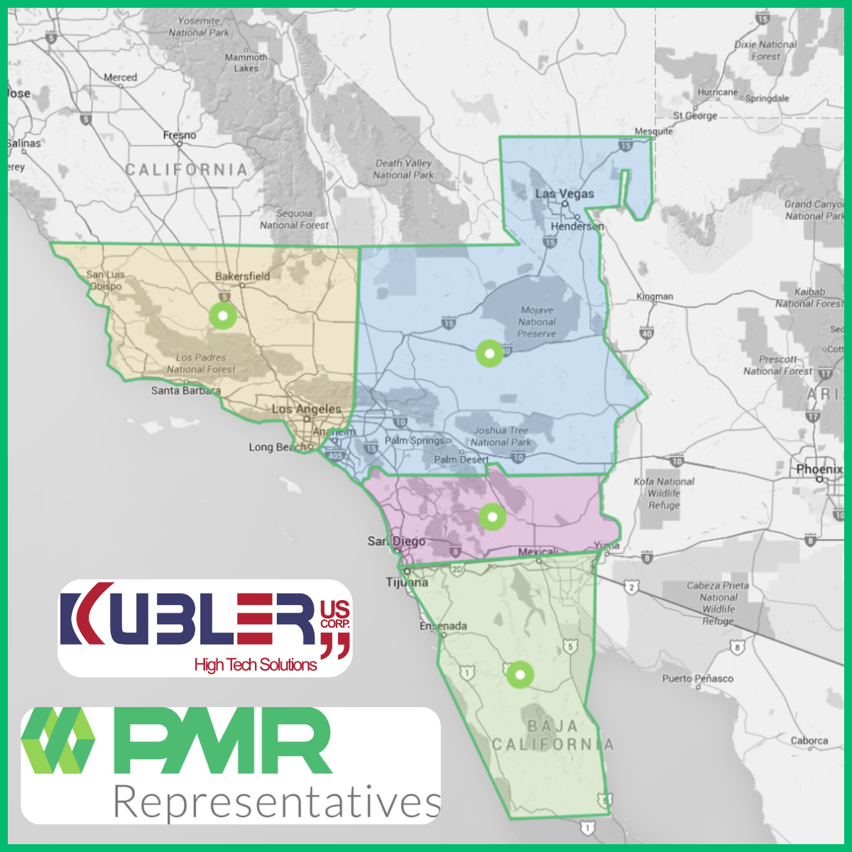 Kubler US Corp. Partners with PMR Reps in Southern California to Expand North American Presence