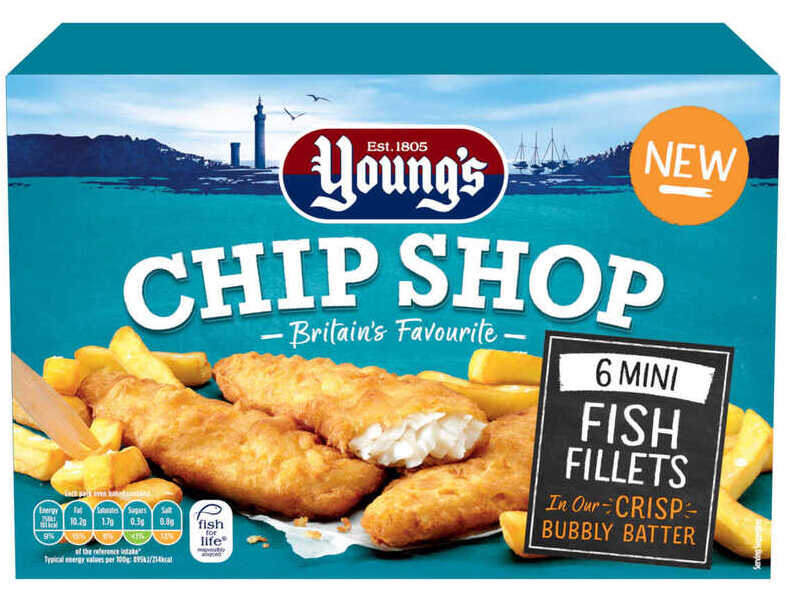 Young’s adds perfectly portioned Mini Fish Fillets to popular Chip Shop range