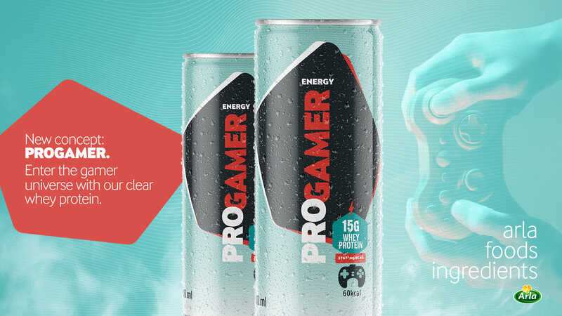 Arla Foods Ingredients tailors a fresh ready-to-drink concept specifically for gamers