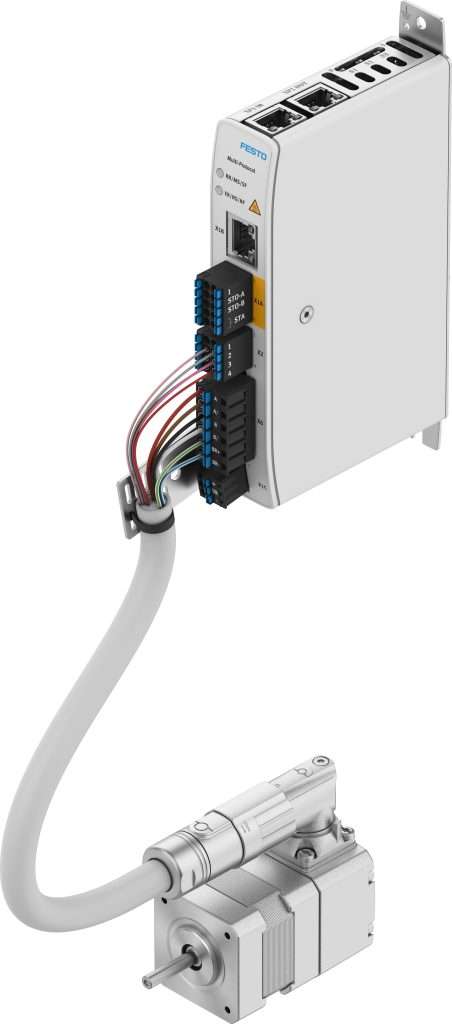 CMMT-ST from Festo bridges the gap between stepper and servo drive