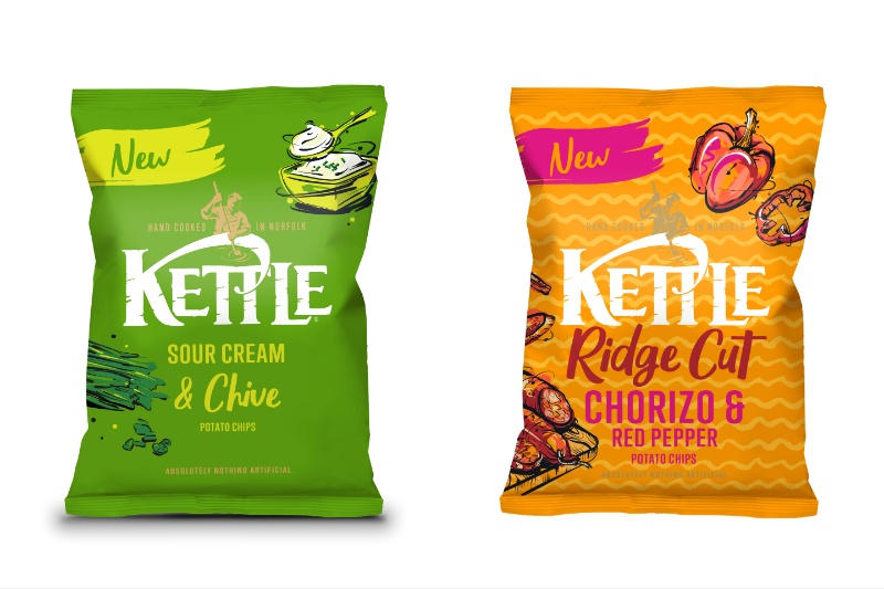 Two new flavours for Kettle Chips