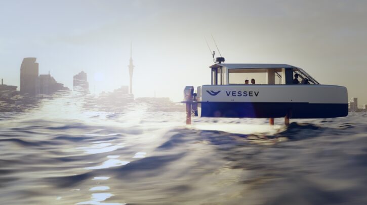 Vessev launches world’s first electric hydrofoiling passenger vessel