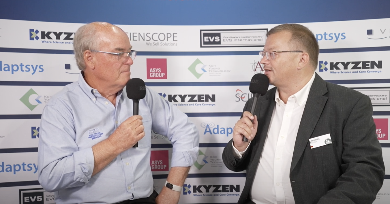 Bob Willis talks to Andreas Karch from Indium at SMTconnect