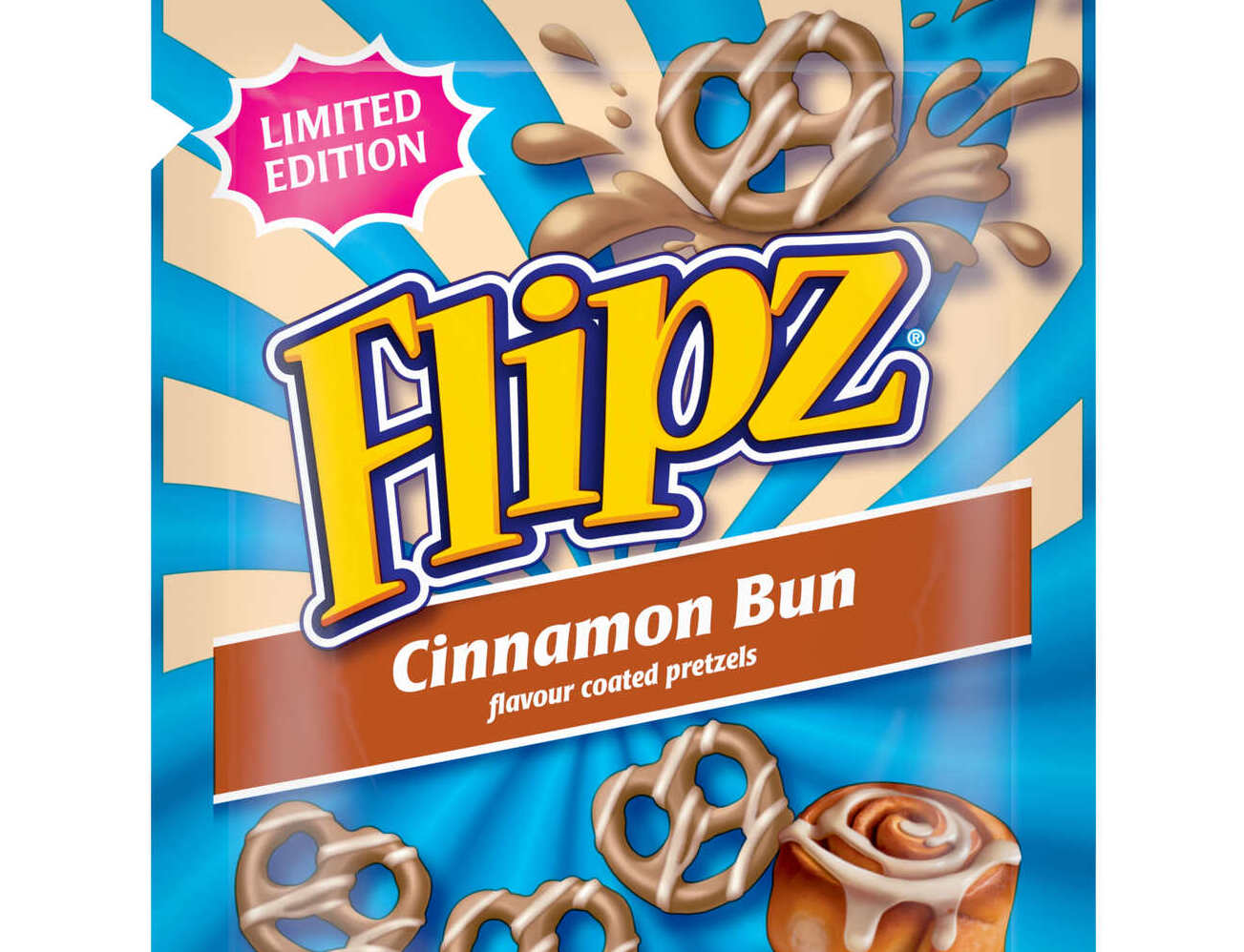 Fast-growing Flipz brand now includes a limited-edition cinnamon bun flavour Fast-growing Flipz brand now includes a limited-edition cinnamon bun flavour