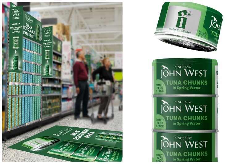 John West introduces Ecotwist to disrupt the packaging industry John West introduces Ecotwist to disrupt the packaging industry