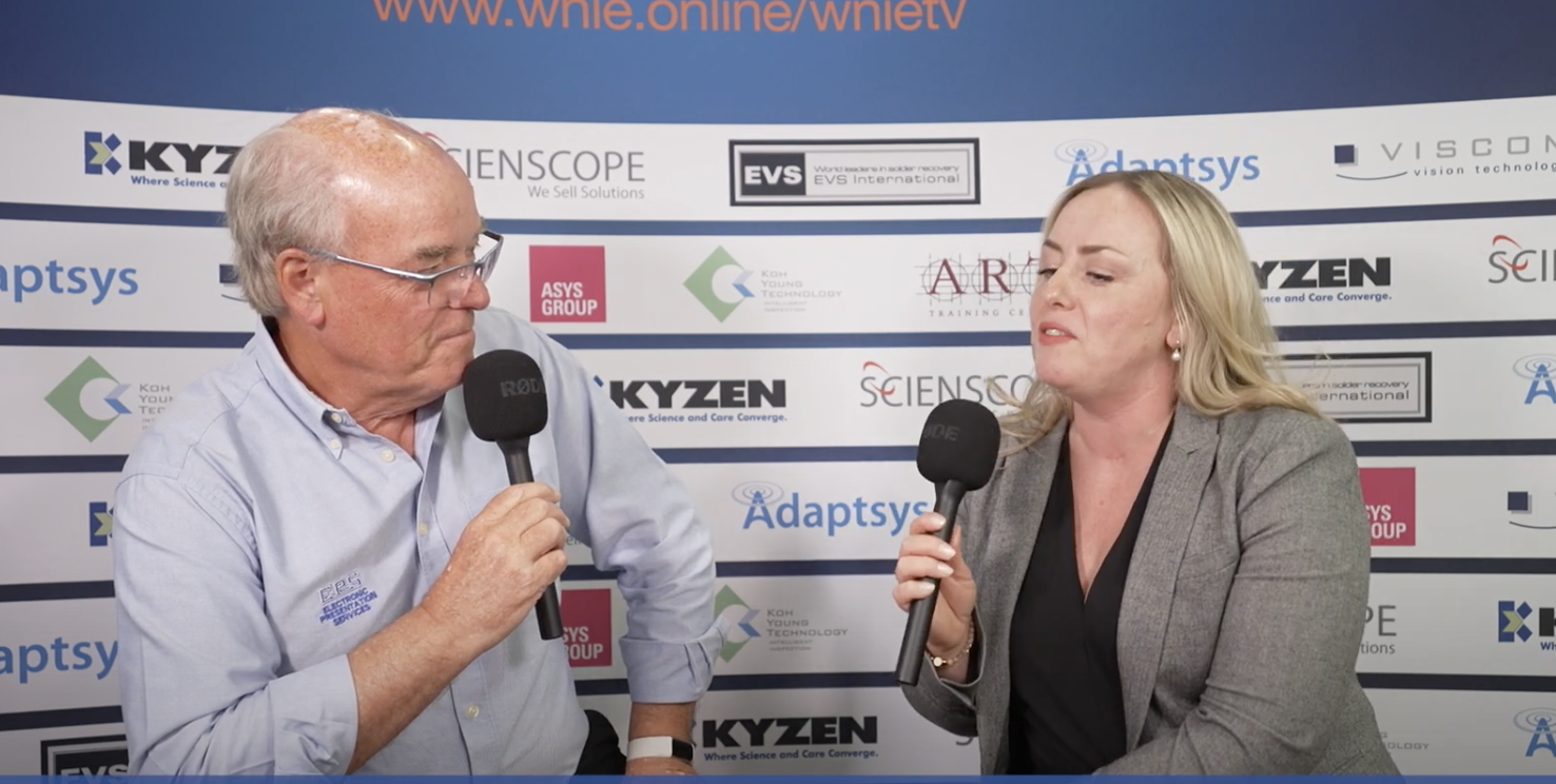 Olesja Kopp from Viscom at SMTconnect 2024