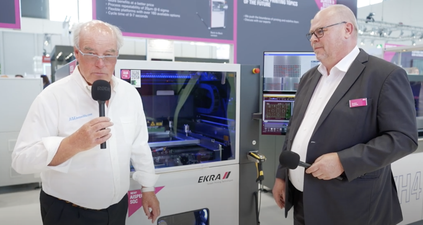 Torsten Vegelahn from ASYS at SMTconnect 2024