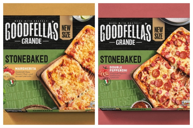 Creative packaging design for Goodfella’s midweek sharing pizzas