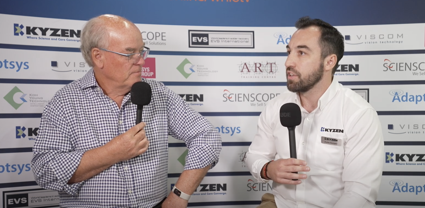Marko Navijalic from Kyzen at SMTconnect 2024