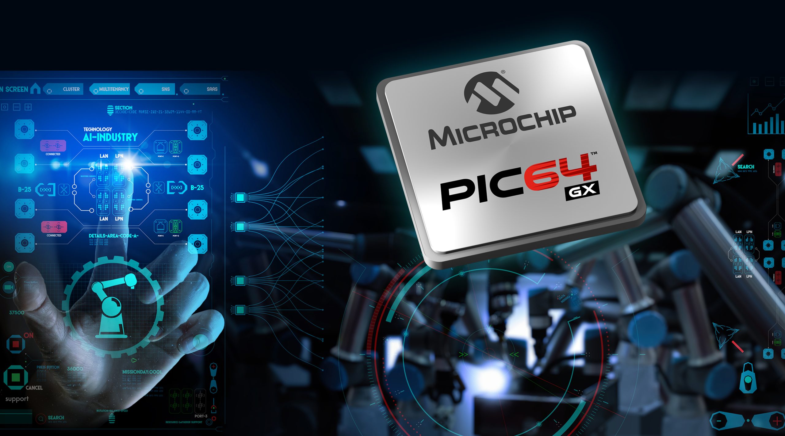 Microchip Technology Expands Processing Portfolio to Include  Multi-Core 64-Bit Microprocessors  