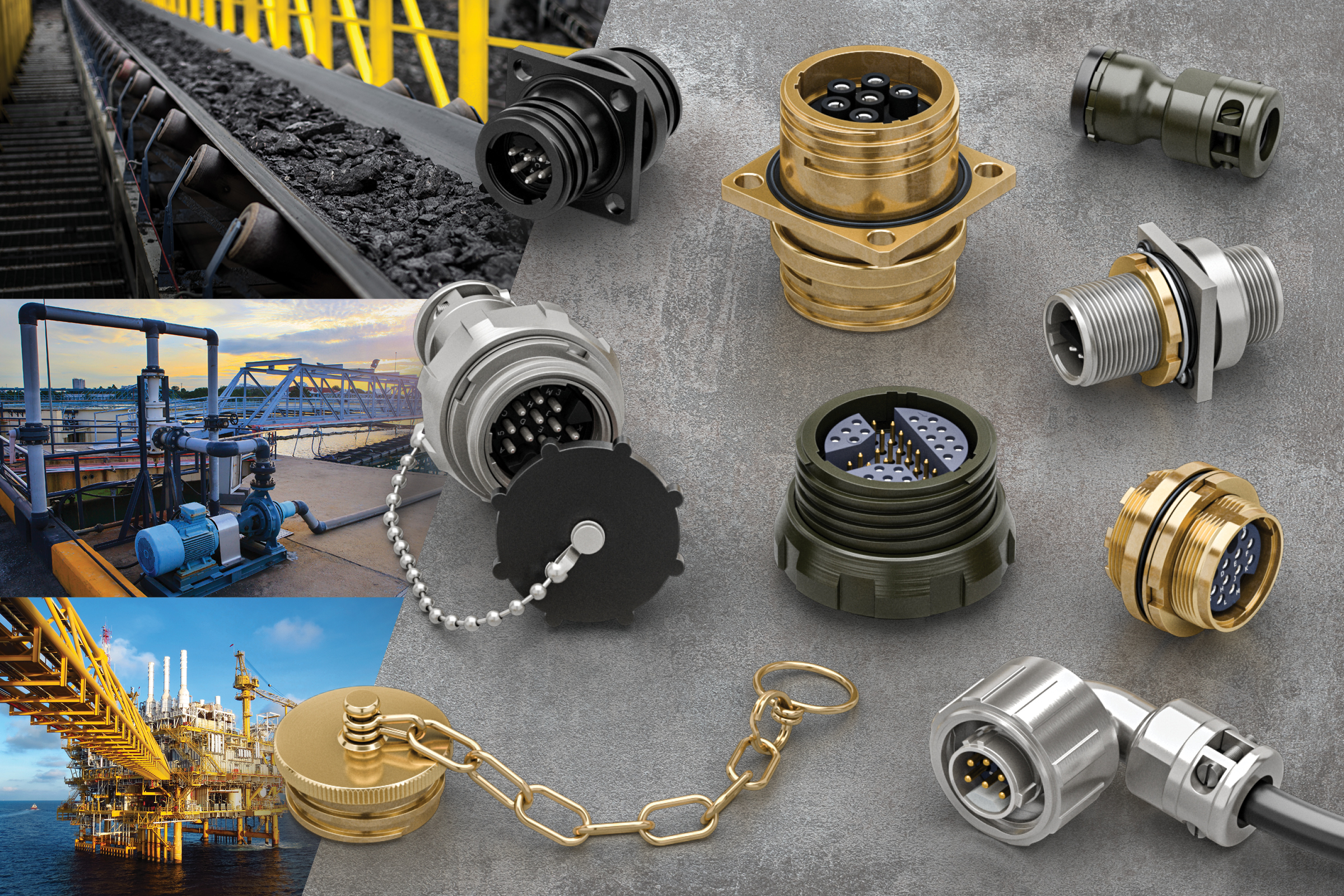 Weald LMF and LMG connectors from Lane Electronics