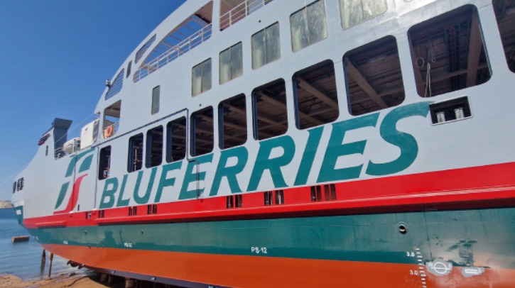 Bluferries launches hybrid ro-ro passenger ship