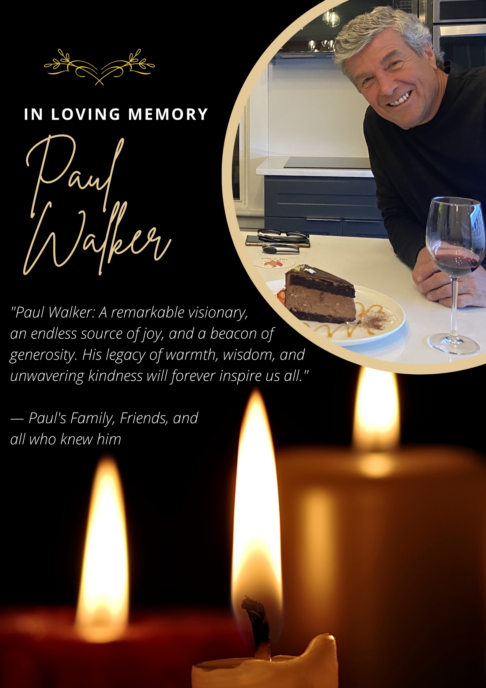 Celebrating the Vibrant Life of Paul Walker EMS Visionary and Serial Entrepreneur