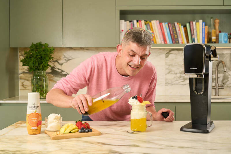 SodaStream partners with TV’s Merlin Griffiths to launch three new flavours