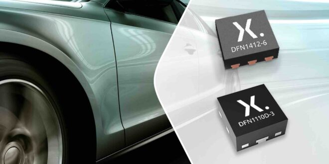 Automotive qualified small-signal MOSFETs in DFN1110D-3 and DFN1412-6 packages