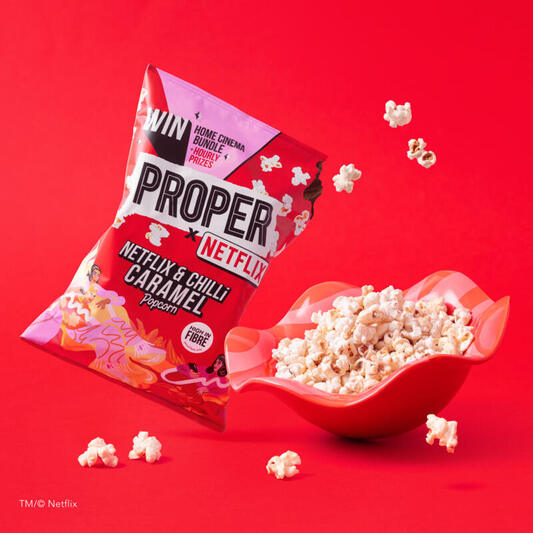 PROPER Snacks partners with Netflix to launch a limited-edition flavour