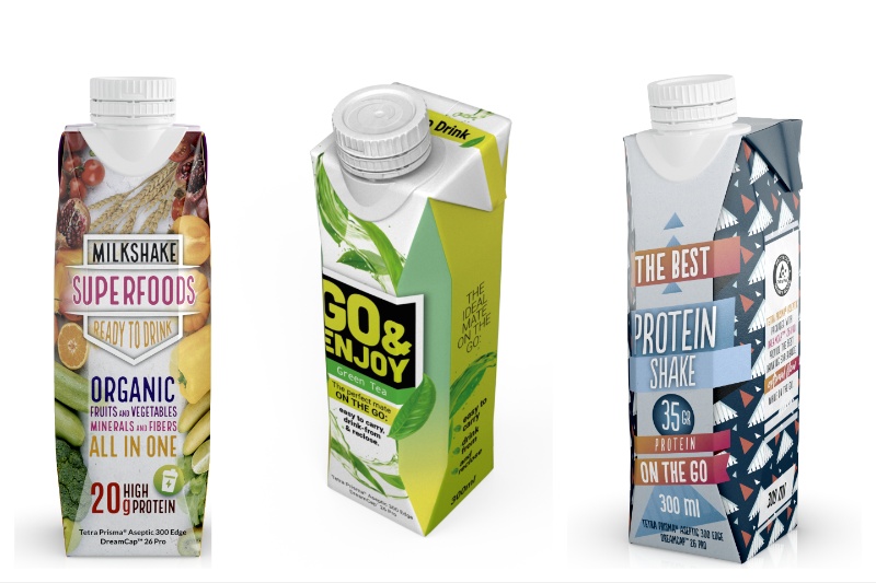 Tetra Pak’s new Tetra Prisma Aseptic 300 Edge carton appeals to young consumers and active adults