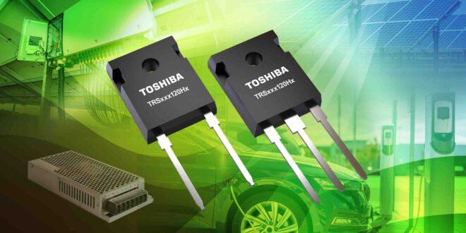 1200V SiC Schottky barrier diodes achieve typical low forward voltage of 1.27V 1200V SiC Schottky barrier diodes achieve typical low forward voltage of 1.27V
