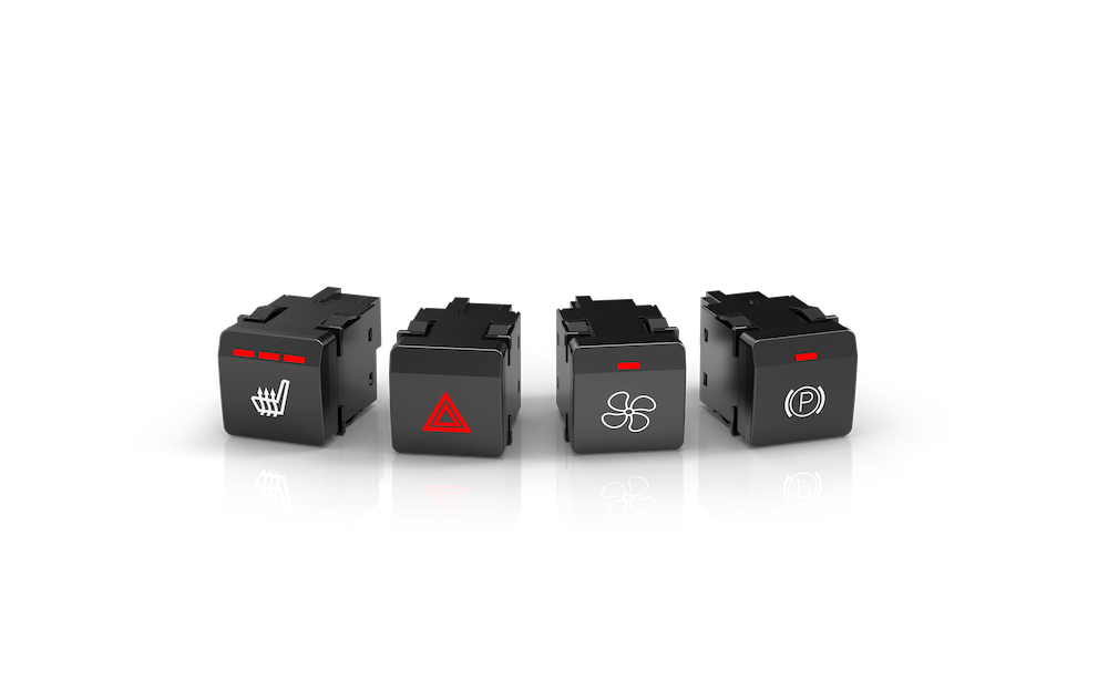 EAO enhances its popular universal switch family with LIN-Bus variants