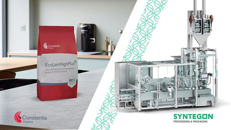 EcoLamHighPlus leads the way in sustainable coffee packaging with Syntegon’s PMX platform