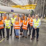 First Turbine Blade for Sofia Offshore Wind Farm Sees the Light of Day First Turbine Blade for Sofia Offshore Wind Farm Sees the Light of Day