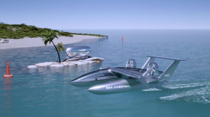 Sea Cheetah unveils plans for hydrogen-electric wing-in-ground-effect vessel Sea Cheetah unveils plans for hydrogen-electric wing-in-ground-effect vessel