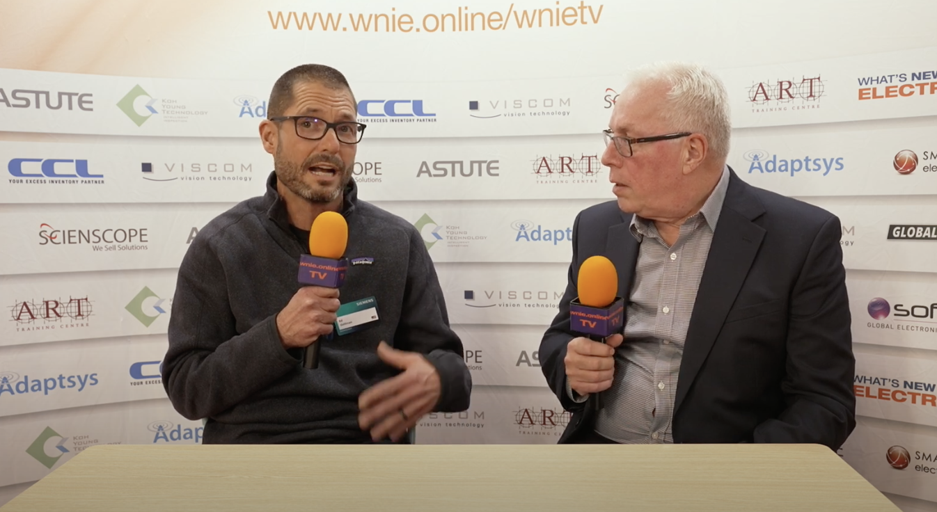 Ed Goldman from Siemens at electronica 2024
